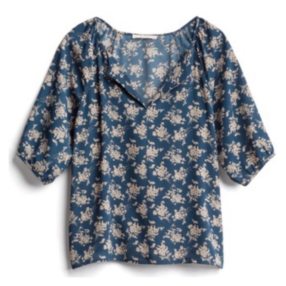 Fun2Fun Split Neck Blouse Sz Small NWOT - Picture 1 of 9